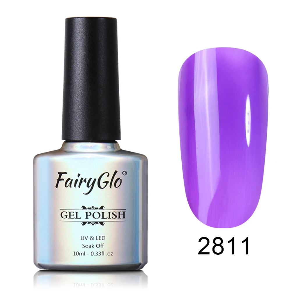 2811 FairyGlo 8 мл зеркальный титановый УФ гель лак для ногтей гель лак для использования с драгоценным камнем стеклянный Гель-лак замочить от полупостоянного нейл-арта - Цвет: 2811