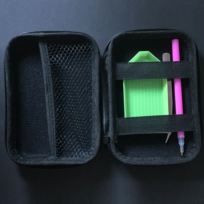 DIY Инструменты для вышивки картин со стразами Органайзер на молнии 5D живопись с