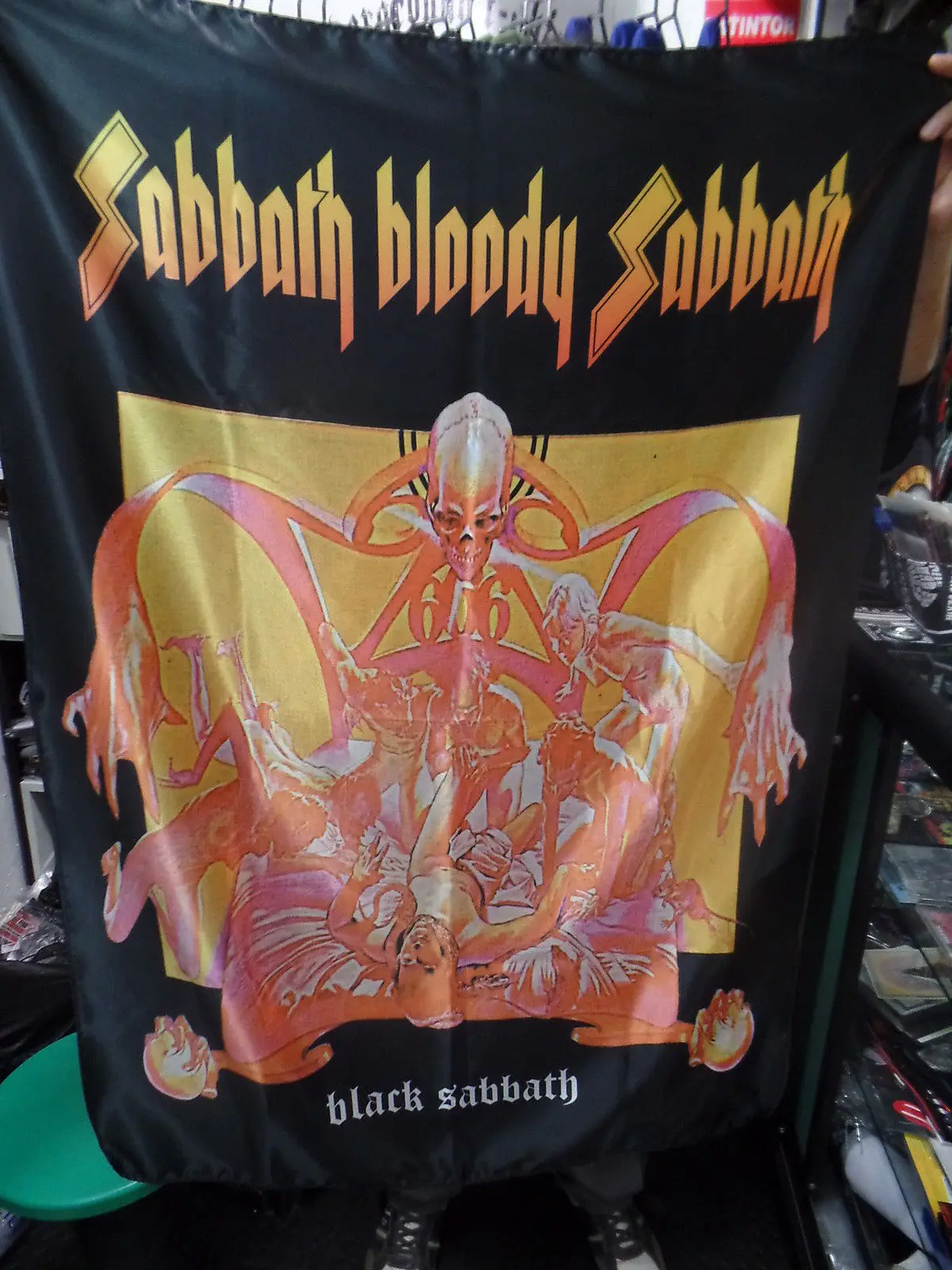 3ft x 5ft 3 x5ft BLACK SABBATH Sabbath кровавая Sabbath с принтов в виде флажков баннер, флаг из полиэстера Размеры 150*90 см