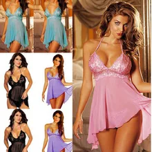 Модные женские сексуальные кружевные пижамы на бретельках, Размеры M, L, XL, XXL, XXXL, синие, черные, фиолетовые, розовые пижамы