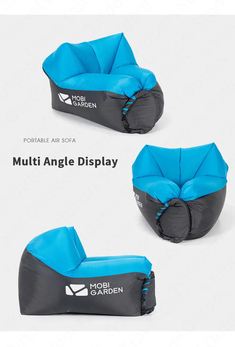 Description Picture 6 of itemMOBI GARDEN Outdoor Camping Inflatable Sofa Air 210T Polyester Portable Beach Chair Lounger Comfort Light Leisure Bed Foldable