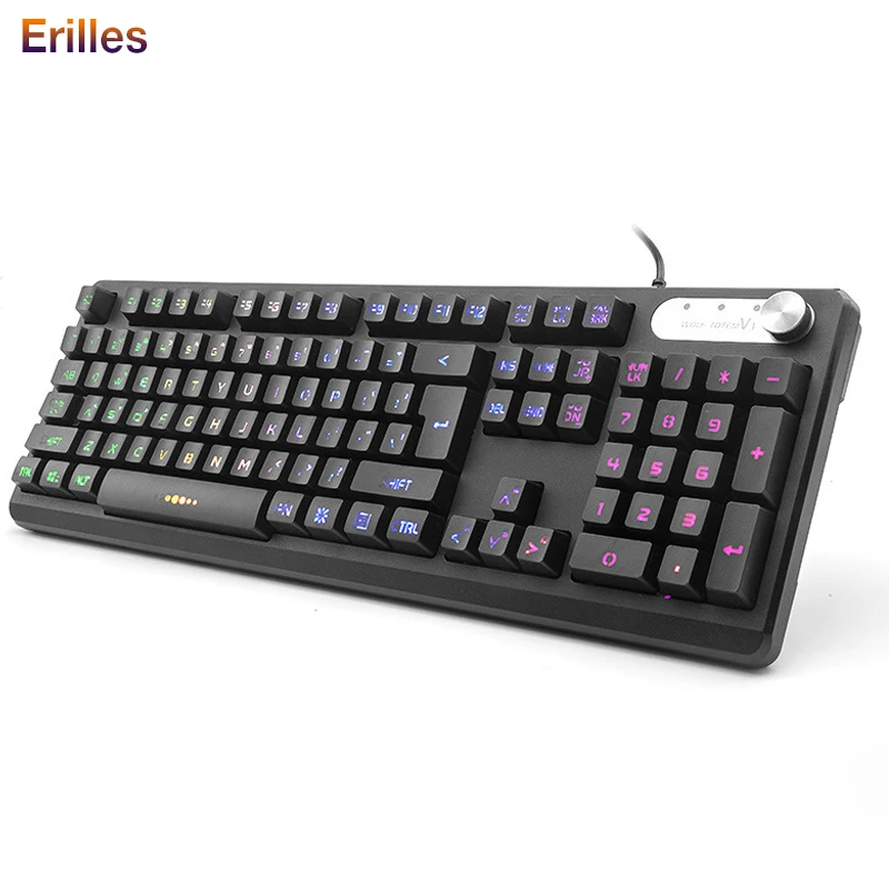 

104 Keys Gaming Mechanical Keyboard Wired RGB Backlit Mechanical USB Keyboard For Laptop Computer Accessories Gaming Keyboard