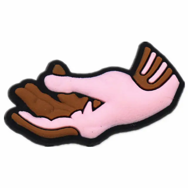 1pcs Black Couple Shoe Charms Tears Anti Croc JIBZ Accessories Designer Black Girls Rule Clog Shoes Buckle Soft PVC BLM Charm O