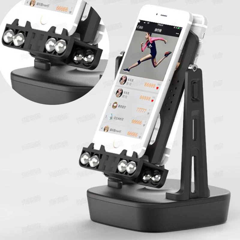 car mobile holder Shake Wiggle Device Automatic Swing Motion Mobile Phone Run Step Count Programs phone holder for desk