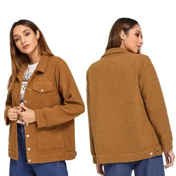 

Women Jacket Corduroy Basic Coats 2019 New Women Bomber Jacket with Pockets Cotton Stylish Slim Fit Fashion Velvet Outerwear