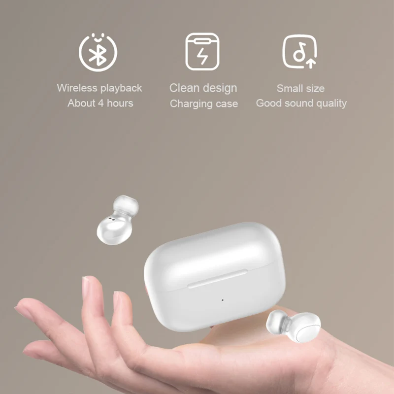 BOHM AIR 3 Wireless TWS Earphone Mini Bluetooth 5.0 Earbuds Sport Headset with charging BOX For xiaomi samsung smartphone