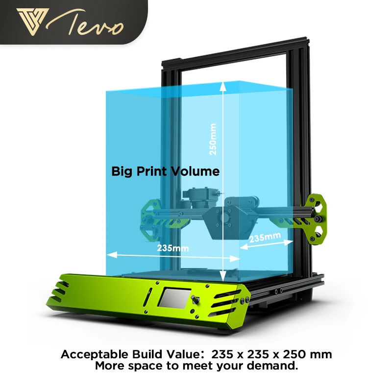 Goedkoop TEVO Tarantula Pro De meest Betaalbare 3D Printer DIY Kits in 2019 Nieuwste 3D Printer Gratis Verzending (In Voorraad)