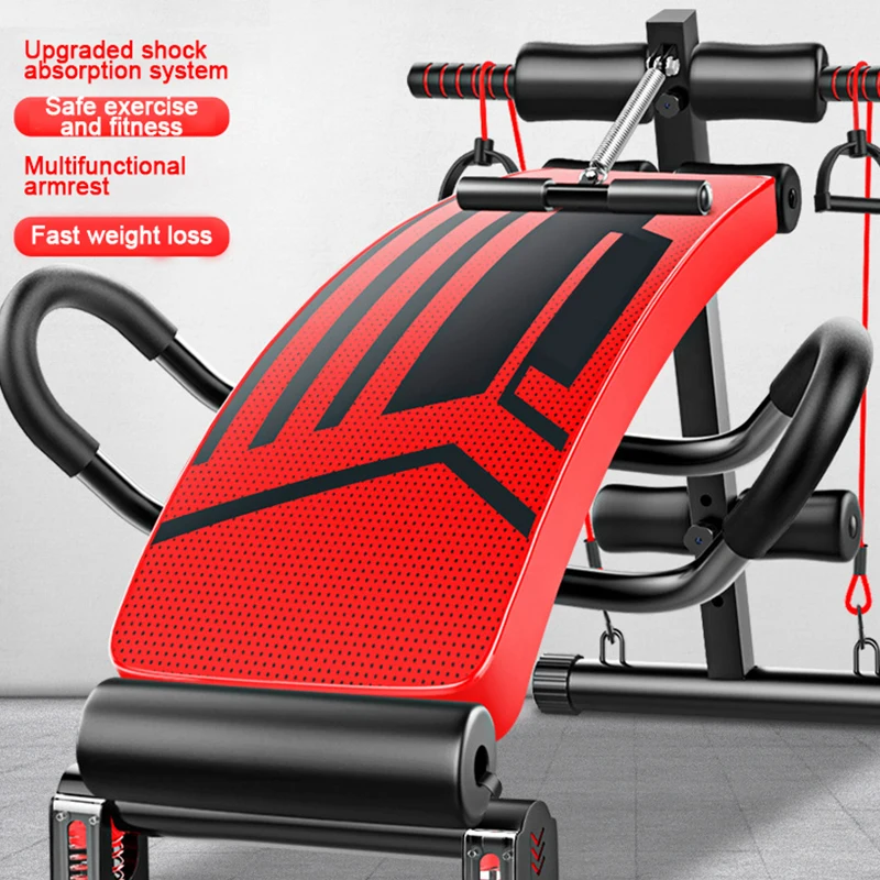 Dumbbell Bench Home Male Multi-function Sit-ups Fitness Equipment Exercise Aids Supine Board Abdomen Abdominal Muscle Board