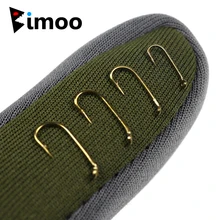 

Bimoo 50pcs Fly Fishing Wet Fly Hook 2X Strong Wire Nymph Hook Bronze Finish Fly Tying Material Size 8 10 12 14 16