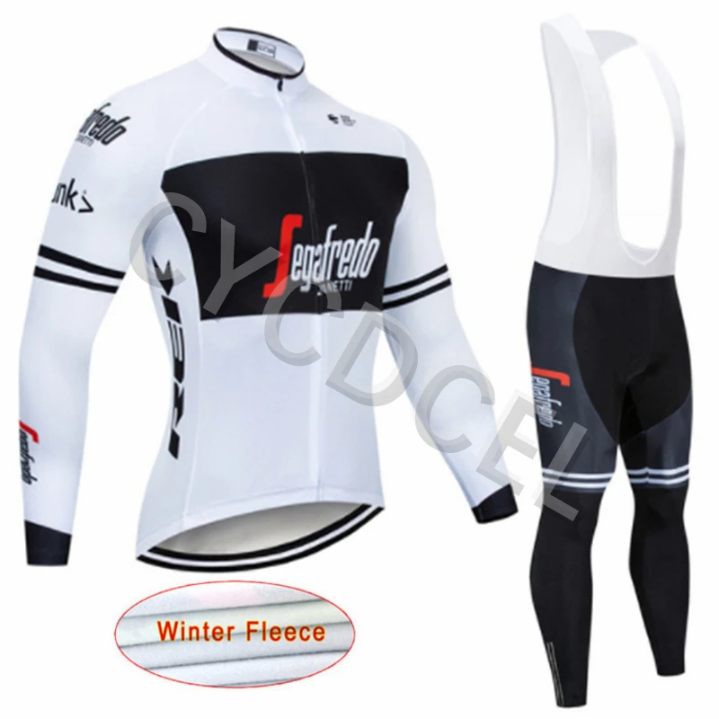 Pro треккинг Велоспорт Джерси зимний термо флис нагрудник брюки наборы для мужчин открытый с длинным рукавом Куртка MTB invierno велосипед одежда