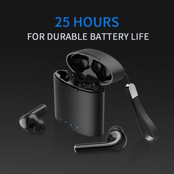

TWS Bluetooth 5.0 Earphones Wireless Headsets Hifi Stereo Sports Waterproof Touch Control In-ear Earbuds With Mic For All Phone