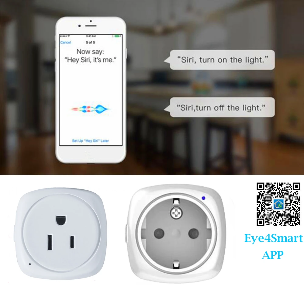 Умная Wi-Fi розетка для Apple Homekit US EU вилка для Alexa Google Home Siri Голосовое управление таймер модуль Homekit розетки