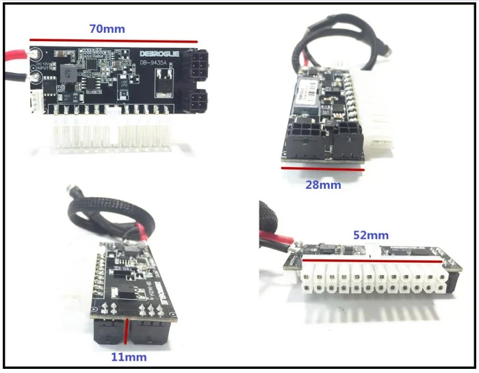 alimentação para pc dc 12v 24pin pico