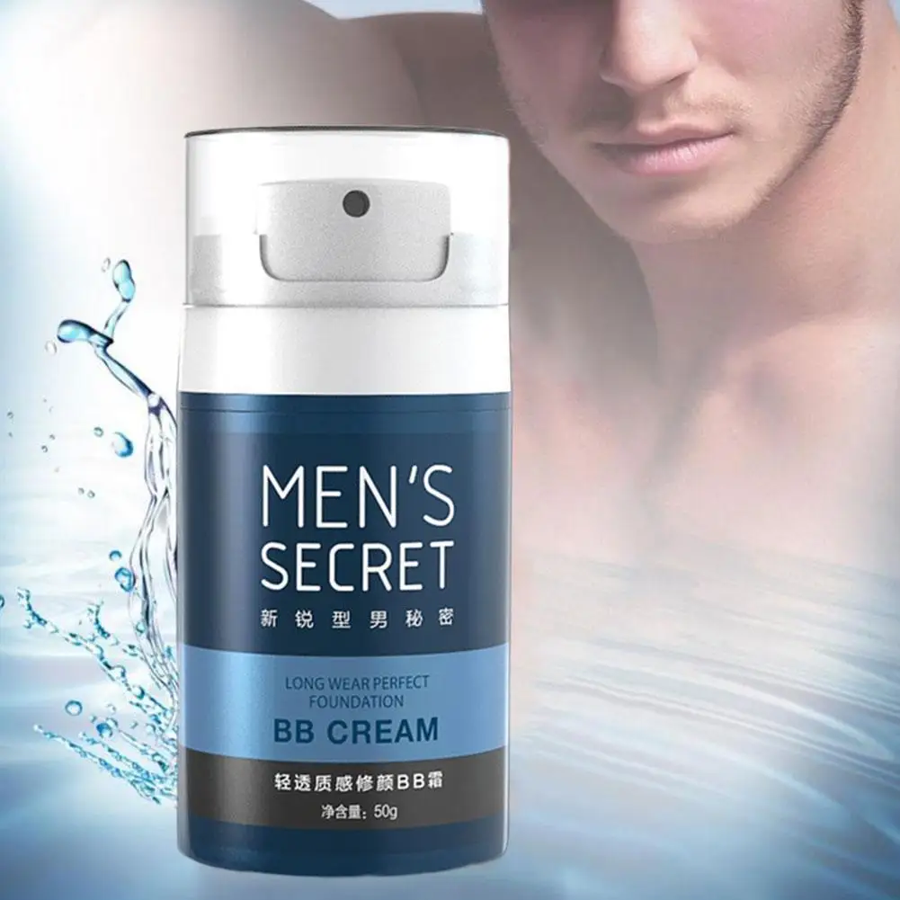 Hot Sell Men's Secret Cushion BB Cream Concealer Moisturizing Foundation Whitening Makeup Bare Cace