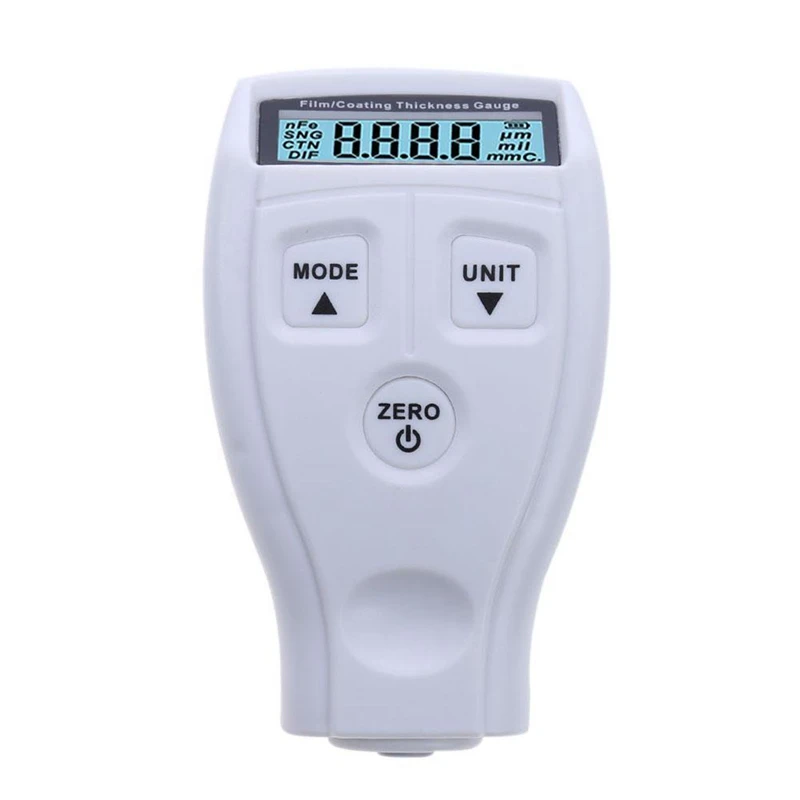 

GM200 Ultrasonic Galvanize Painting Coat Film Measure Tester Thickness Gauge for Car Coating Thickness Measure Paint (White)