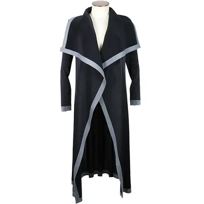 Горячая miyake отложным воротником часовая верхняя одежда стеганая верхняя одежда пальто