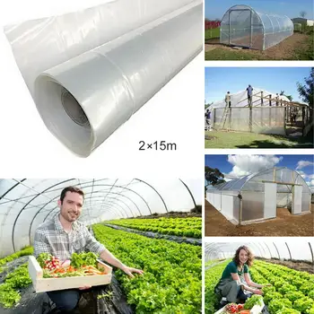 

15m Transparent Vegetable Greenhouse Agricultural Cultivation Plastic Cover Film can help supply perfect growing conditions for