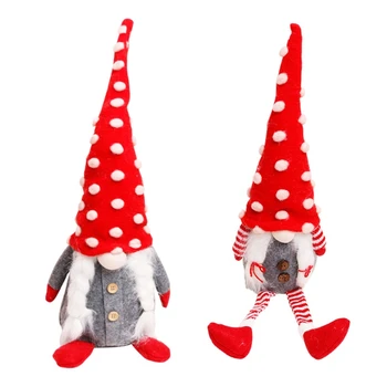 

Handmade Swedish Gnome Tomte Doll Ornaments Standing Sitting Christmas Elf Decoration