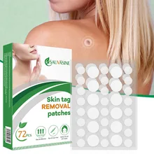 72p/box Acne Wart Remover Pimple Wart Treatment Patch Hydrocolloid Gel Anti-infection Invisible Skin Tag Sticker Face Care