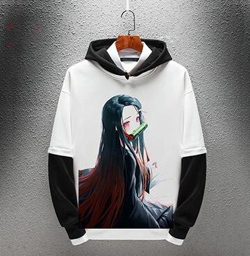 29 Осенне-зимнее пальто с капюшоном и принтом демона: Kimetsu no Yaiba Kamado Tanjirou Kamado Nezuko Kanroji Mitsuri Rengoku Kyoujurou - Цвет: 29