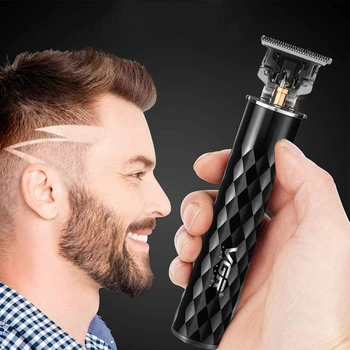 

Electric Outliner Hair Clippers Cordless Rechargeable Barber Grooming Kits Pro T-Blade Trimmer Close Cutting Machine for Men