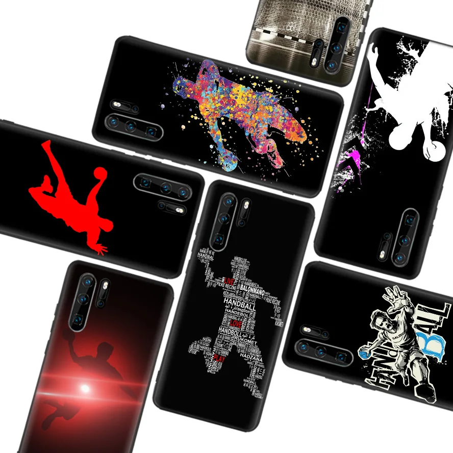 Черный мягкий чехол гандбол для huawei P30 P20 P10 Lite Pro P Smart Z mate 30 10 20 Lite чехол для телефона