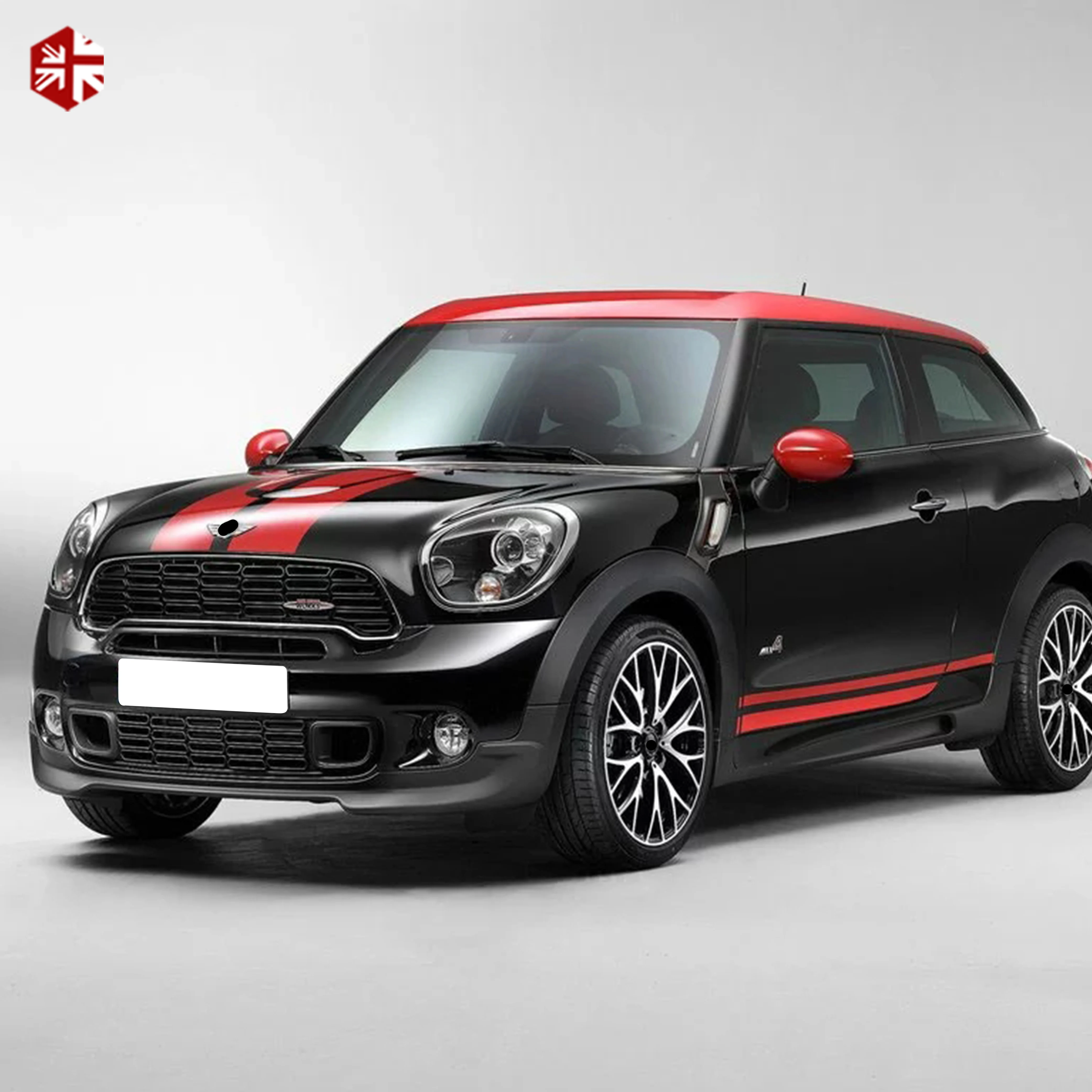 Car Hood Bonnet Engine Cover Rear Trunk Side Stripes Sticker Body Kit Decal For MINI Cooper S Paceman R61 JCW Accessories