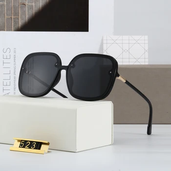 

New Women Oversized Sunglasses Women Classic Fashion Designer Square Glasses Police Driving Polarized Black Glasses White UV400