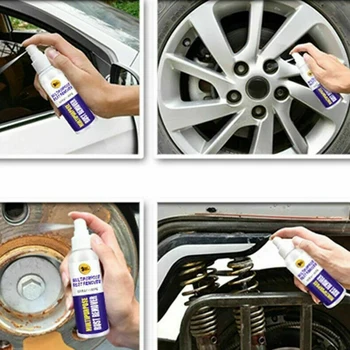 

100ml Multifunction Tool Rust Remover Easy Apply With Nozzle Cleaning Inhibitor Universal Derusting Spray Car Lubrication