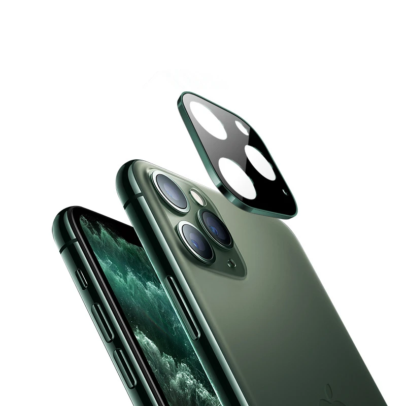 3D полное покрытие камеры закаленное стекло объектива Защитная пленка для Iphone 11 Pro