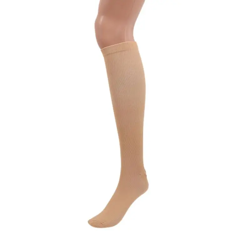 Multicolor pressure varicose veins leg compression socks relief pain knee sport socks support stretch breathable new