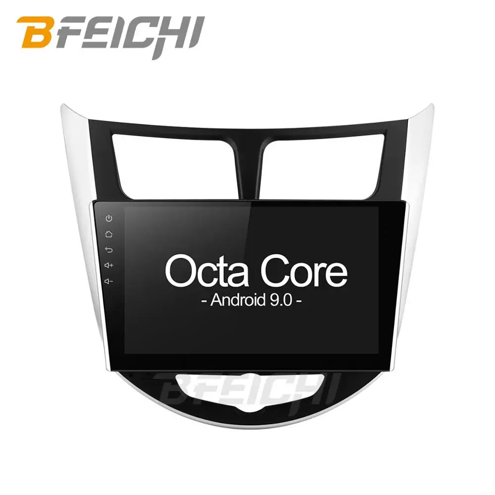 IPS Octa core Android автомобильный dvd для Hyundai Solaris accent Verna i25 с gps навигацией радио видео
