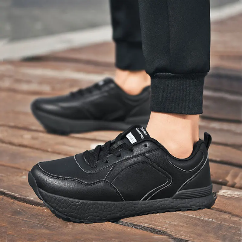 Plataforma de la Pu zapatos de los hombres de alta calidad zapatillas de deporte antideslizante hombre las mujeres entrenamiento corporal recuperación caminar zapatos ortopédicos de talla grande 44