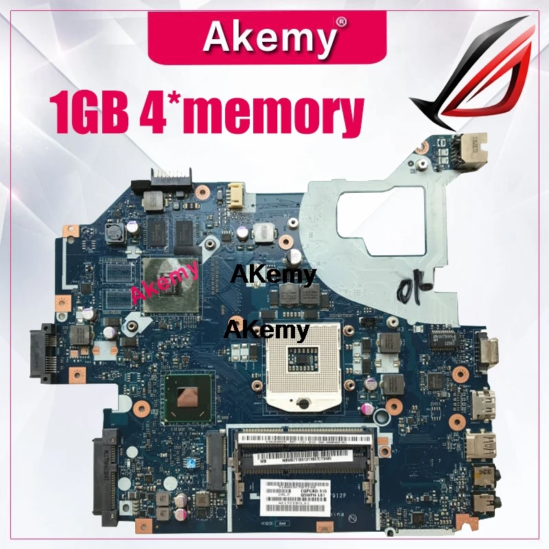 

Q5WV1 LA-7912P motherboard for ACER V3-571 E1-571 V3-531 E1-531 notebook motherboard PGA989 1GB 4*memory 100% test OK...