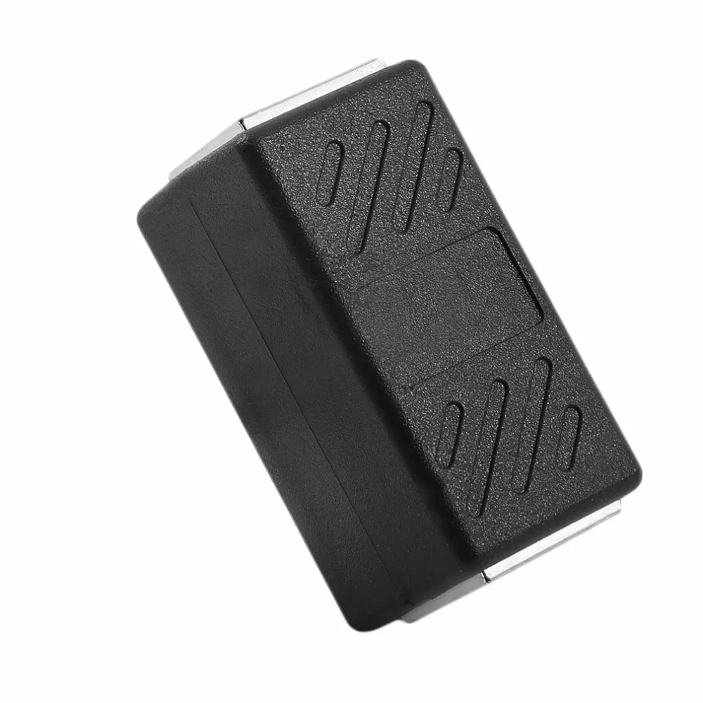 OXA Black Female to Female Network LAN Connector Adapter Coupler Extender RJ45 Ethernet Cable Join Extension Converter Coupler