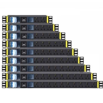 

Aluminum alloy pdu Power Strip switch SPD METER 2/3/4/5/6/7/8/9/10/11/12 AC output 2.5 square Wire core