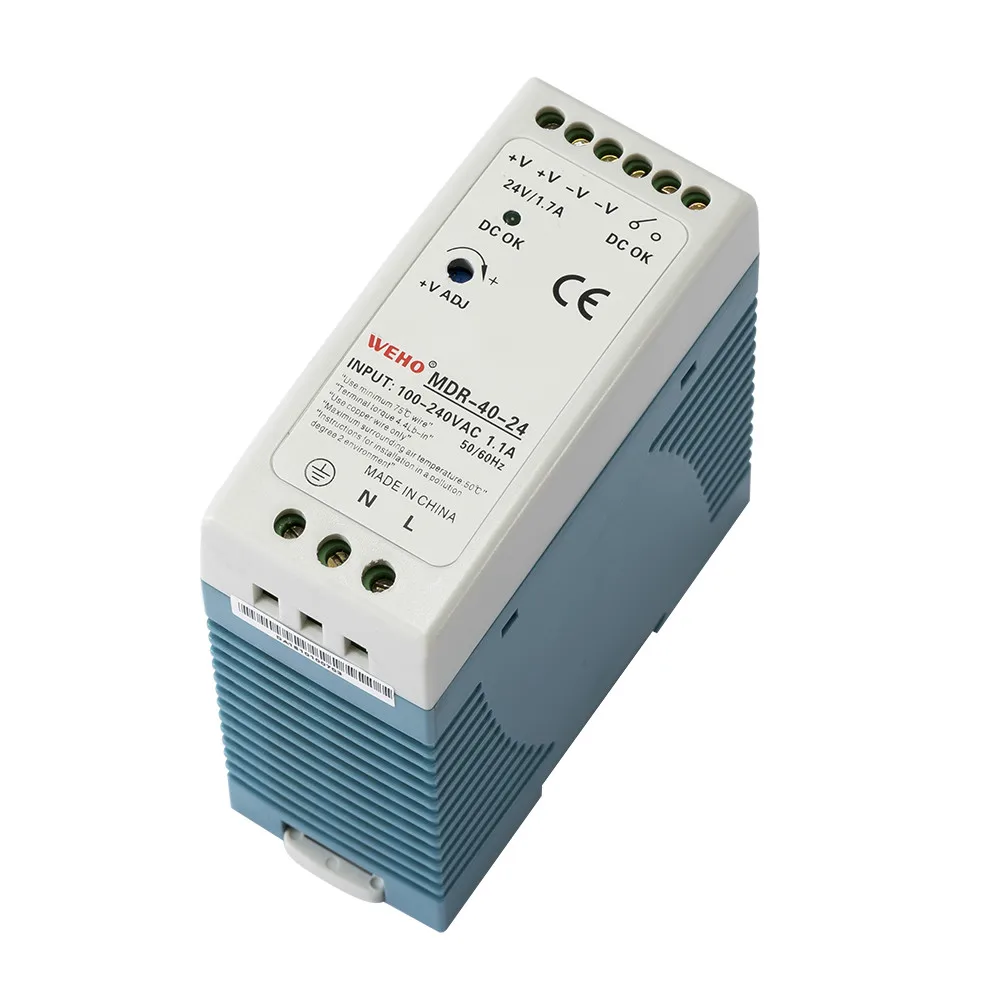 

Current Voltage Protection 60W 24V single ac dc output DIN Rail power supply module