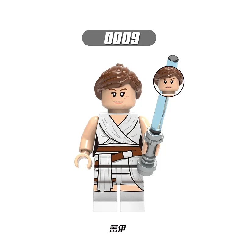 Legoed Stars Wars Building Blocks Rey Fett Luke Skywalker Mandalorian Warrior Jango Baby Yoda Figures For Children Toys G0102