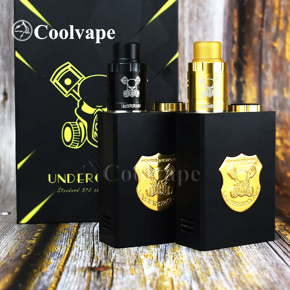 Бокс-мод серии coolvape Underground испаритель механический бокс-мод подходит для батареи