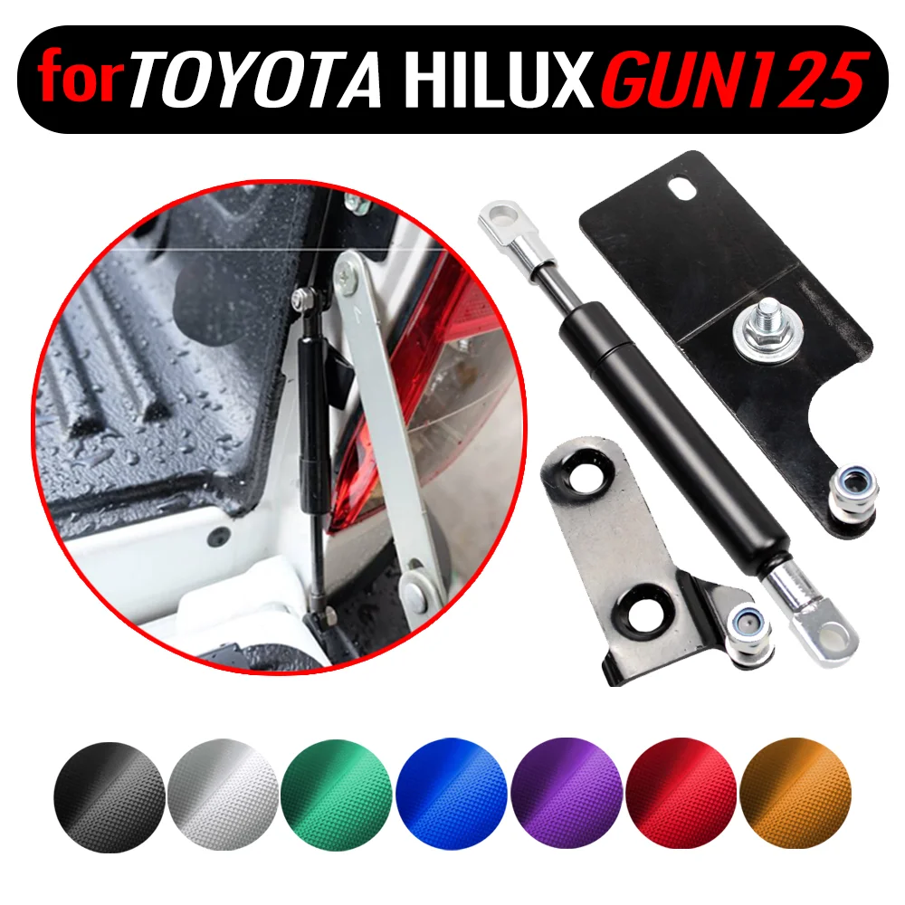 

2 шт. для Toyota Hilux GUN125 126 Revo 2015-2021 пикап из нержавеющей стали задние запорные газовые амортизационные стойки амортизатор