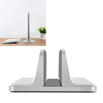 

Vertical Laptop Stand Aluminum Thickness Adjustable Desktop Stand Cooling Stand Computer Stand for MacBook Pro Air