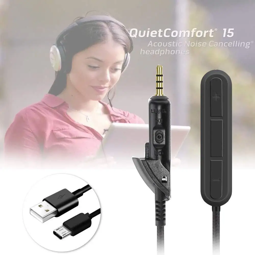 Bluetooth 5 0 Stereo Audio Adapter Wireless Handsfree Receiver For Bose Quiet Comfort QuietComfort QC 15 2 QC15 QC2 Headphones