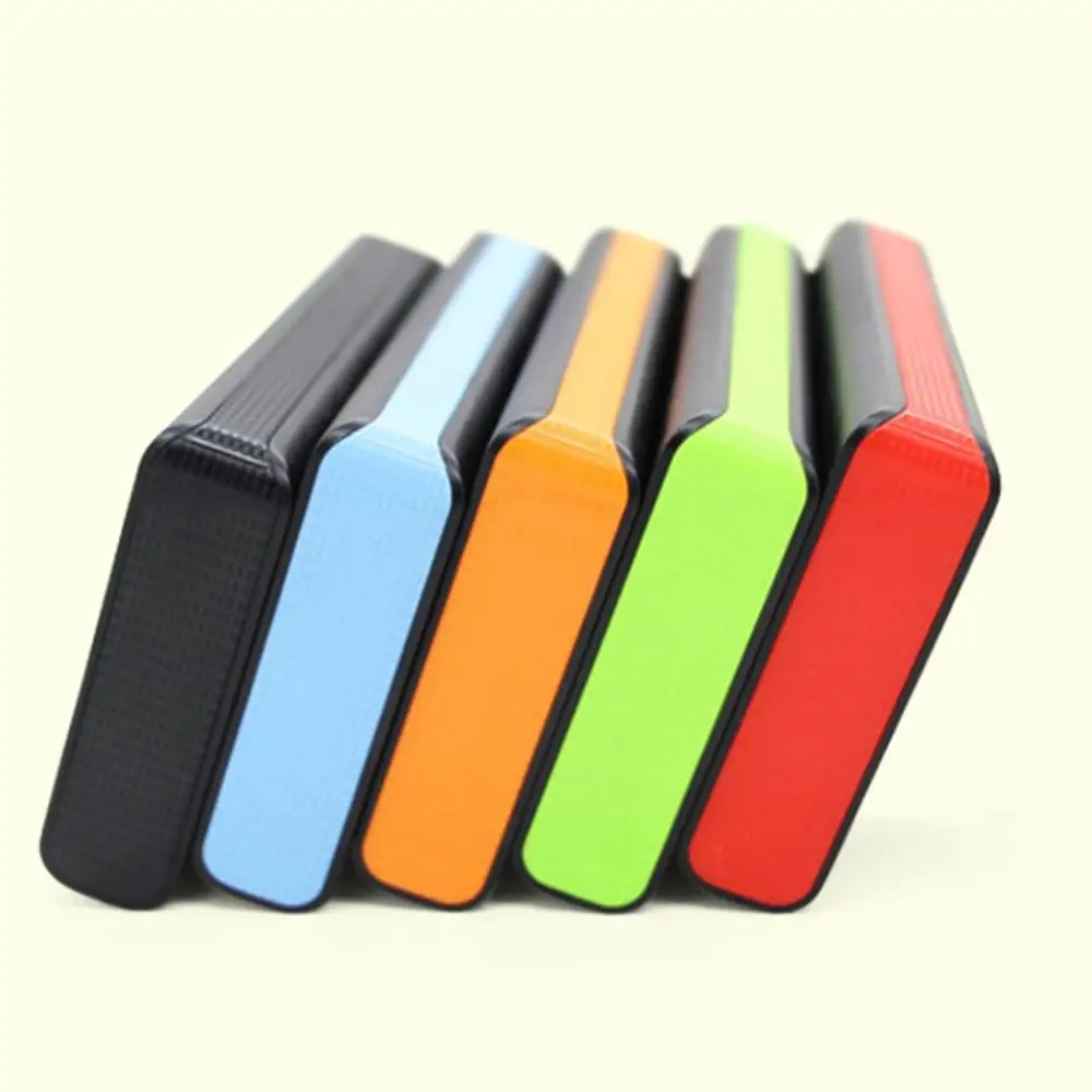 Корпус внешнего аккумулятора со светодиодным фонариком 4 порта USB 5 В 2 А чехол для
