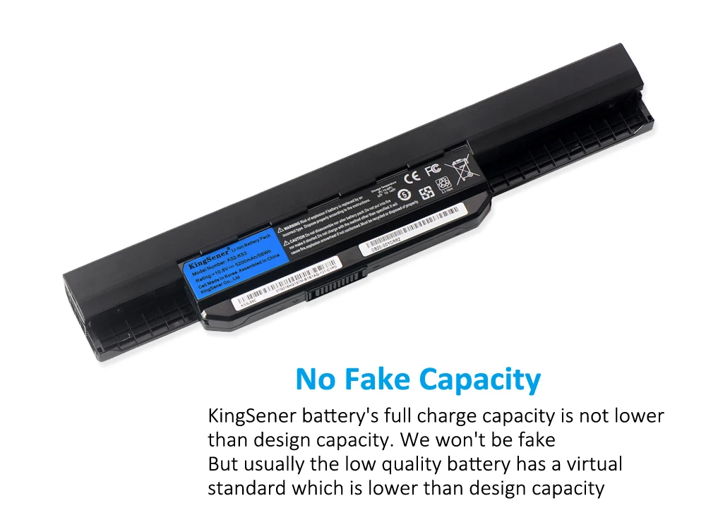 Kingsener-bateria do Portátil para Asus 5200mah A32-k53 K43 K43e K43j K43s K43sv K53 K53e K53f K53j K53s K53sv A43 A53s A53s - Imagem 3