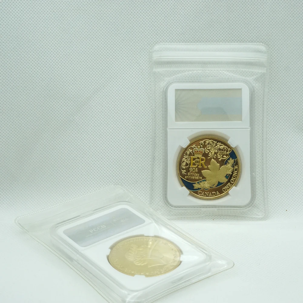 Canada Gold Coins Elizabeth Ii 90th Birthday Anniversaire Gold Plated Queen Coin Commemorative Collect Gift Token Drop Shipping Non Currency Coins Aliexpress