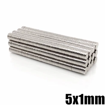 

50/100/200/1000Pcs 5x1 Super Powerful Strong Bulk Round NdFeB Neodymium Disc Magnets Dia N35 Rare Earth Magnet 5*1