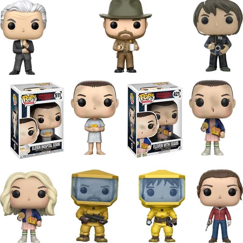 

Funko POP Stranger Things Little Eleven Eggos Collection Action Figures PVC Model Toys Gift for Kids Birthday Christmas Gifts