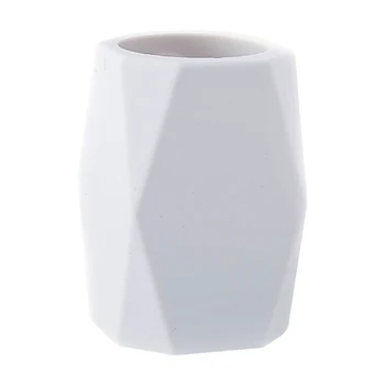 

Home Office Stationery Save Space Geometric Pencil Holder Pen Students Ruler Desk Organizer Study Room Silicone Modern Erasers