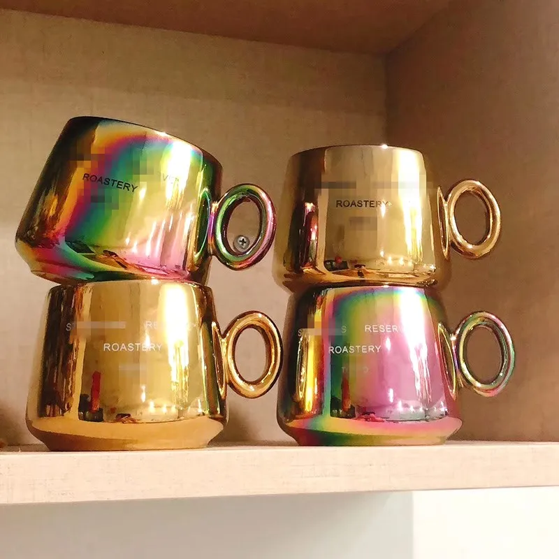 4 Gold - White Word VIP богиня из нержавеющей стали бутылки воды логотип кофе чай молочные чашки и кружки дропшиппинг - Цвет: 4 Gold - White Word