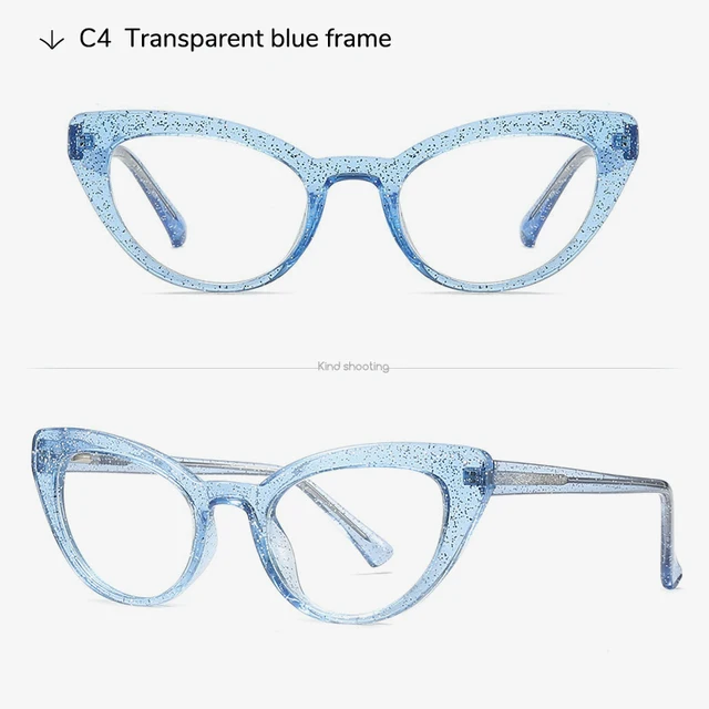Модные прозрачные очки toketorism с bluelight женские качественная